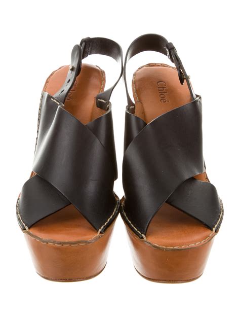 chloe wedges sandals